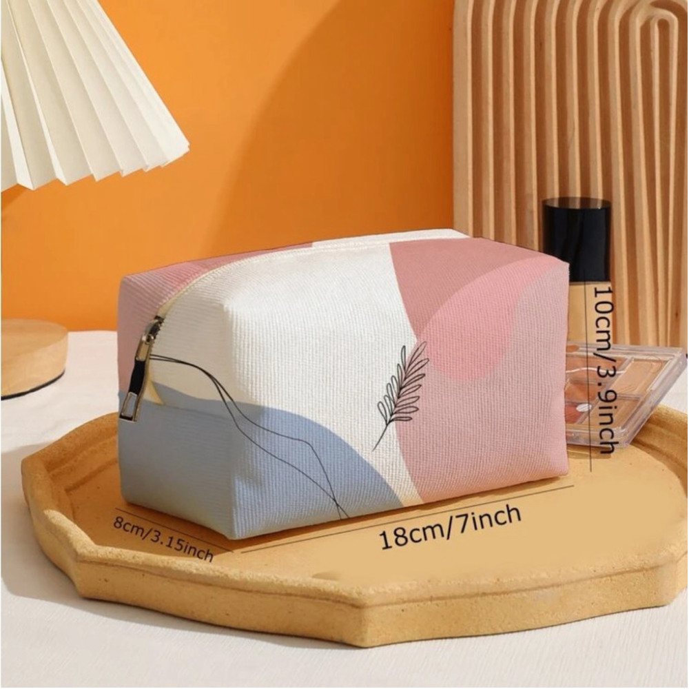 ⚠️Clearance🫧Makeup Bag Leaf Pattern Cute - Picture 3 of 4